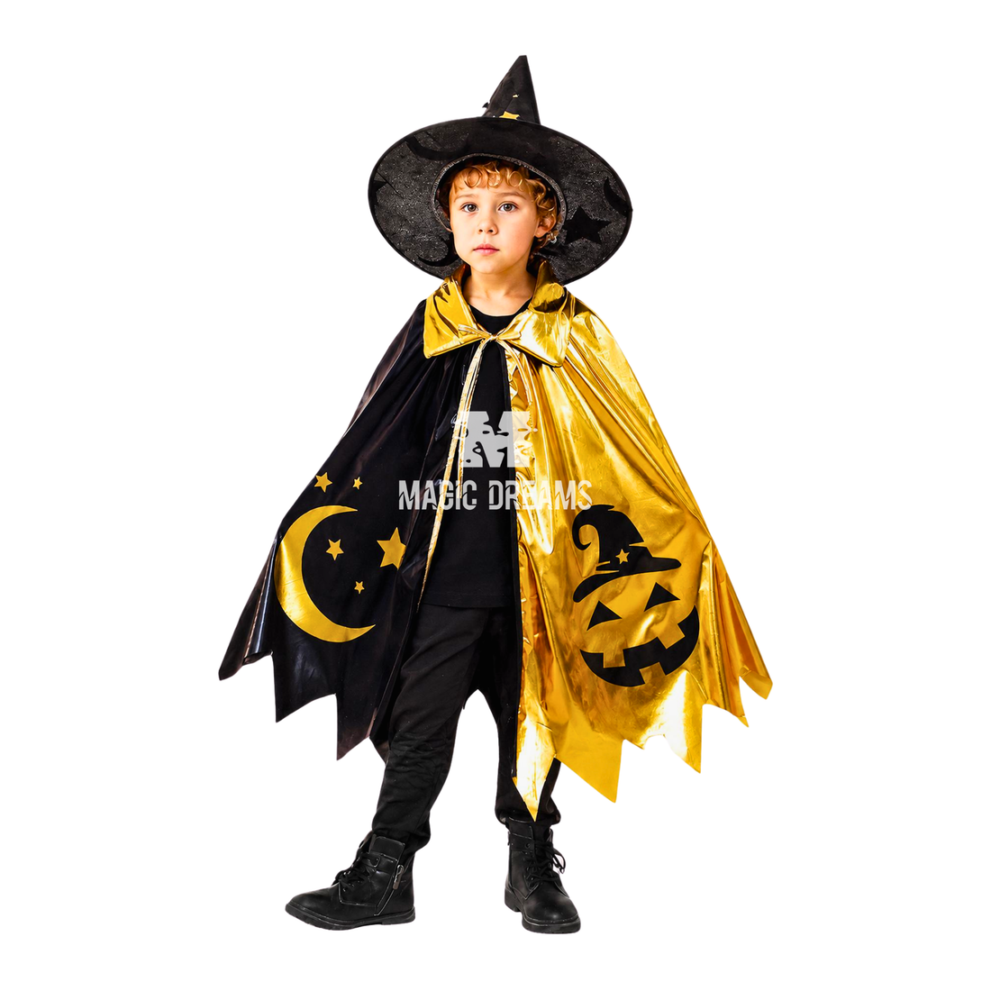 Capa Halloween com Chapéu 80cm