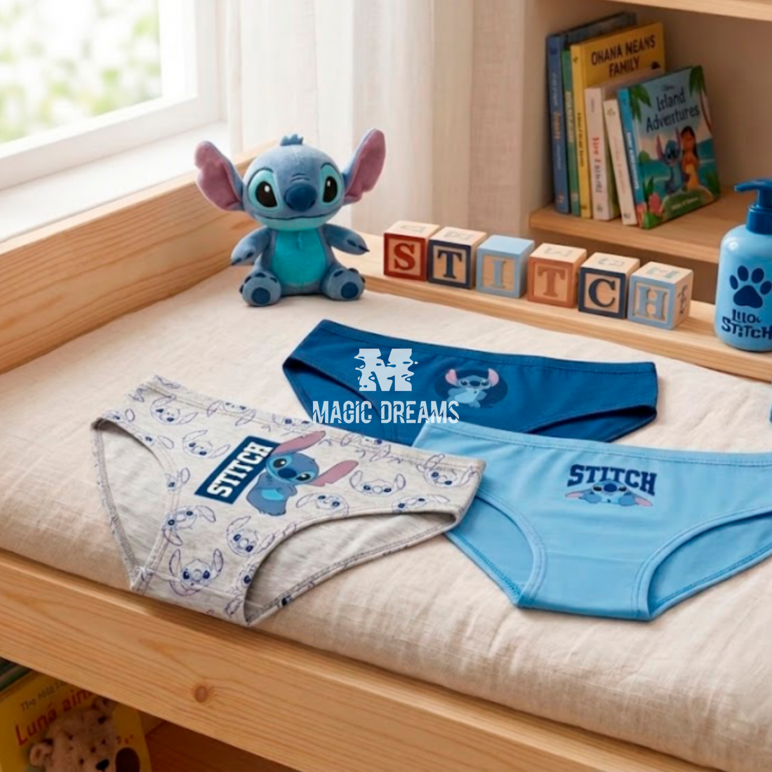 Pack de 3 Cuecas Stitch Menino
