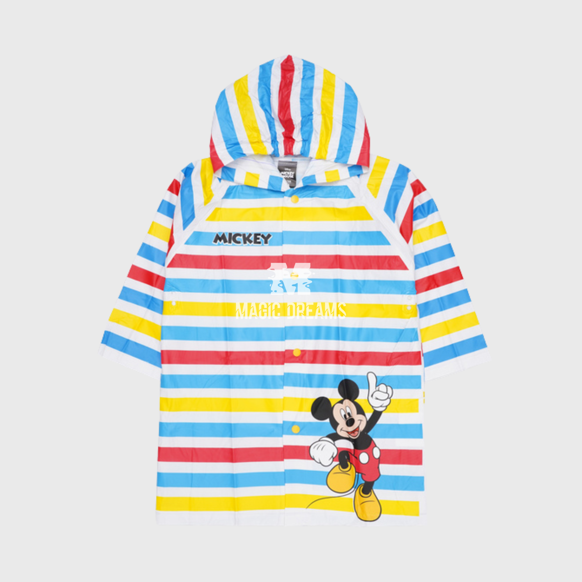 Capa de Chuva Impermeável PVC Mickey Mouse