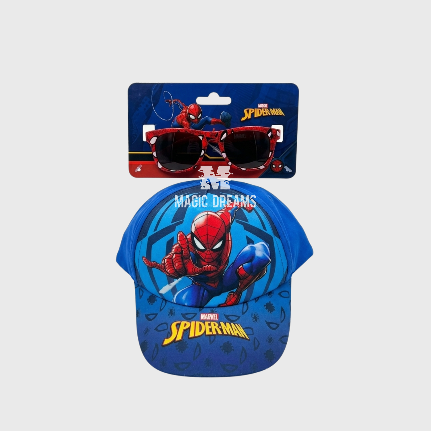 Conjunto Chapéu + Óculos de Sol Spiderman Marvel