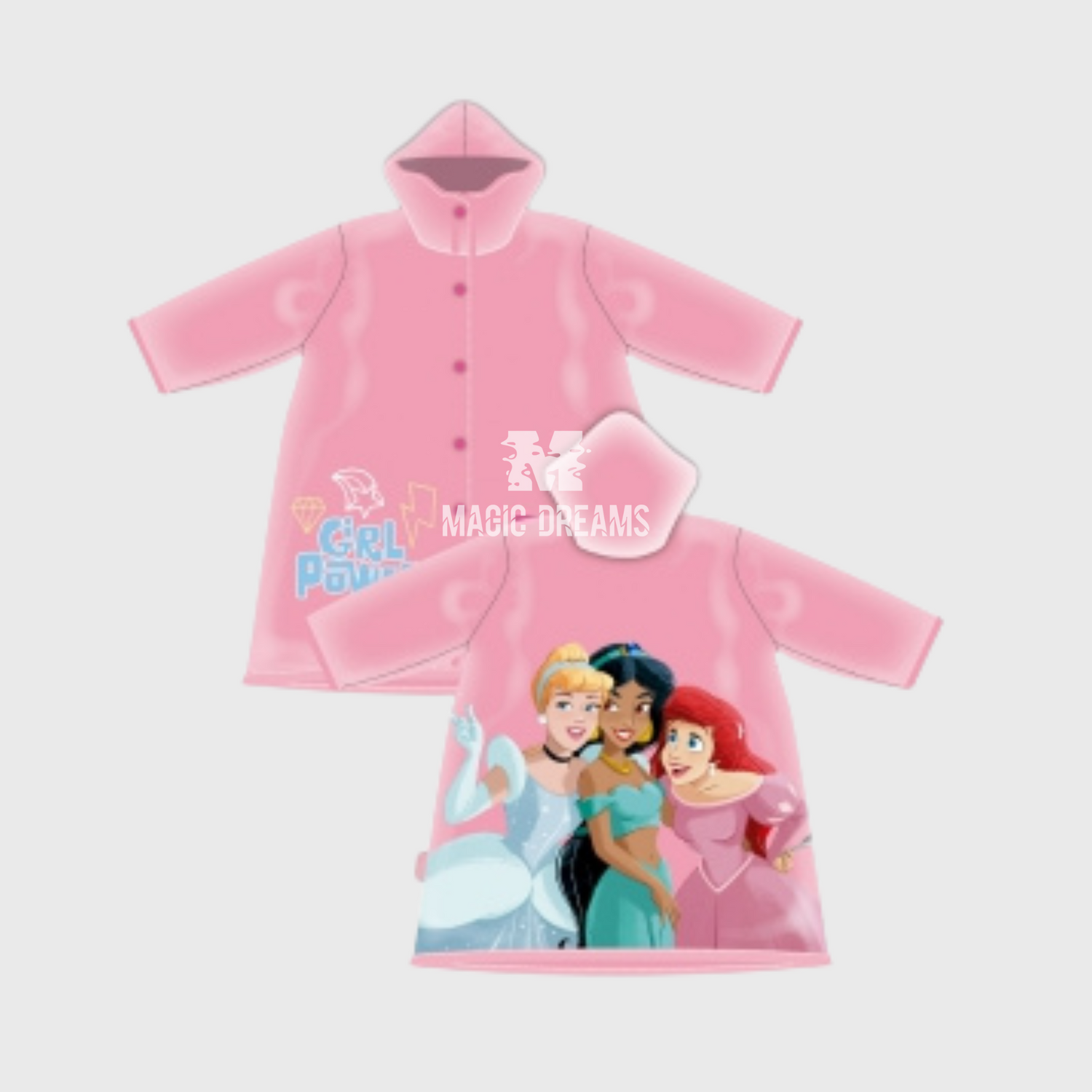 Capa de Chuva Disney Princesas