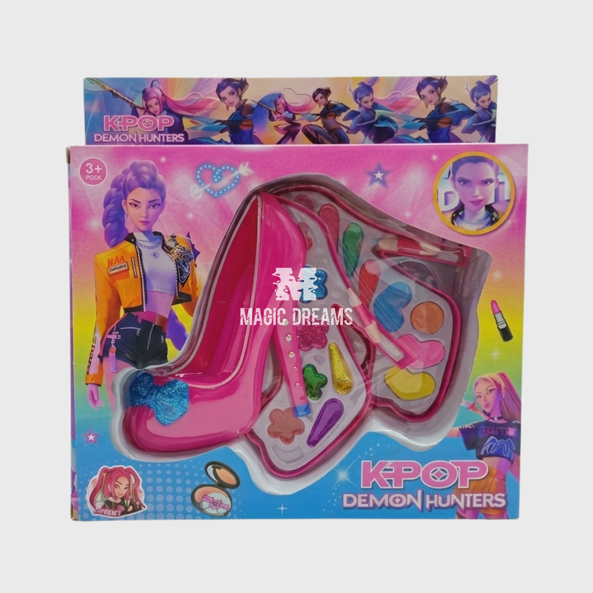 Kit de Maquilhagem Guerreiras K-Pop Demon Hunters 3+