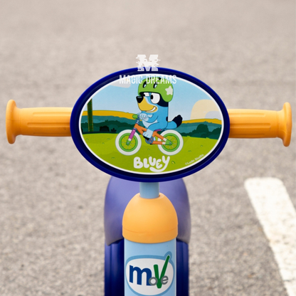 Triciclo Ride-On Bluey e Bingo 47x25x37cm