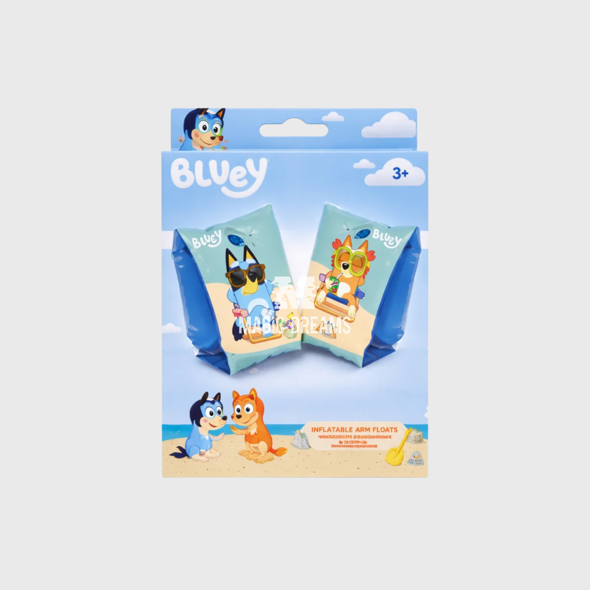 Braçadeiras Insufláveis Bluey e Bingo 3+