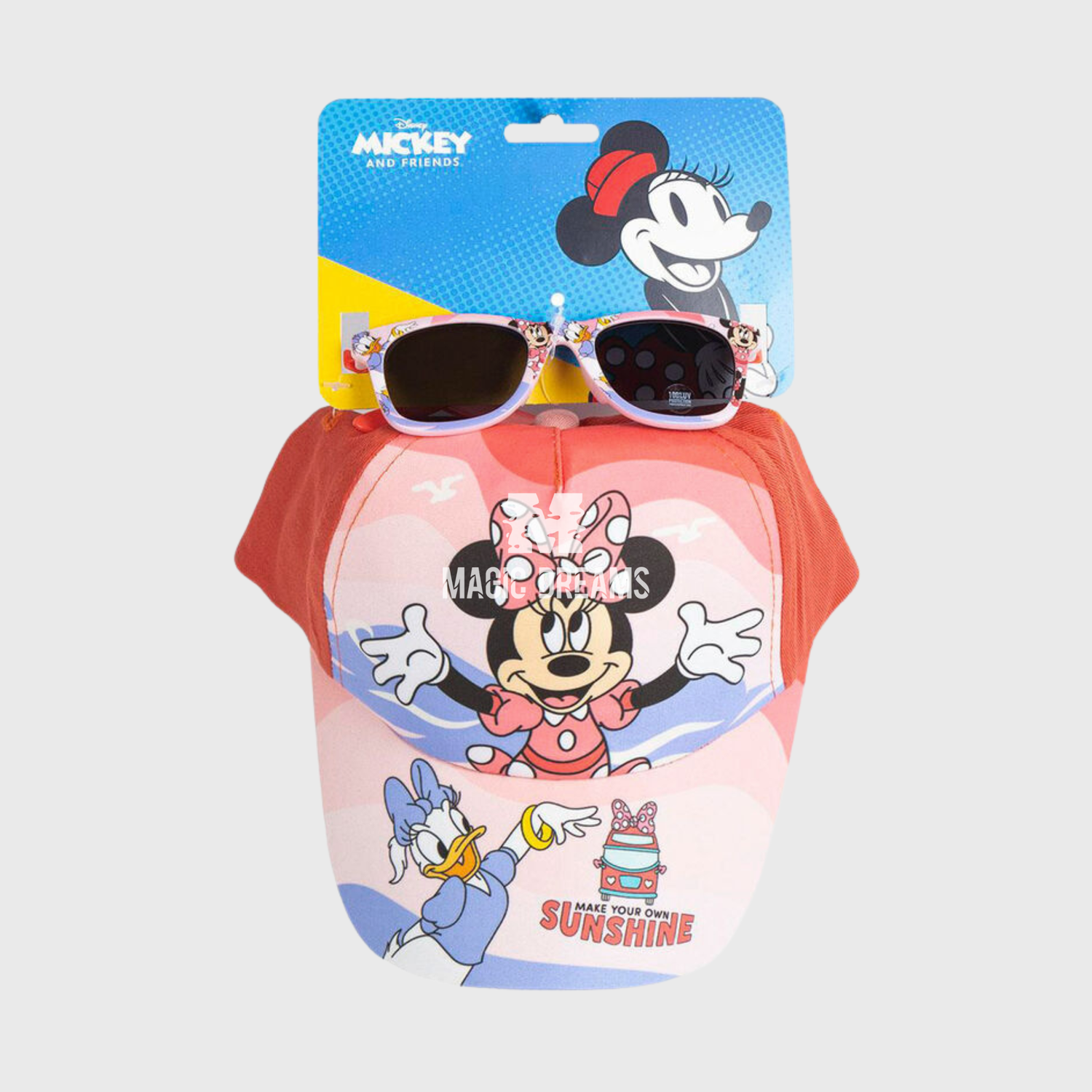 Conjunto Chapéu + Óculos de Sol Minnie Mouse Sunshine