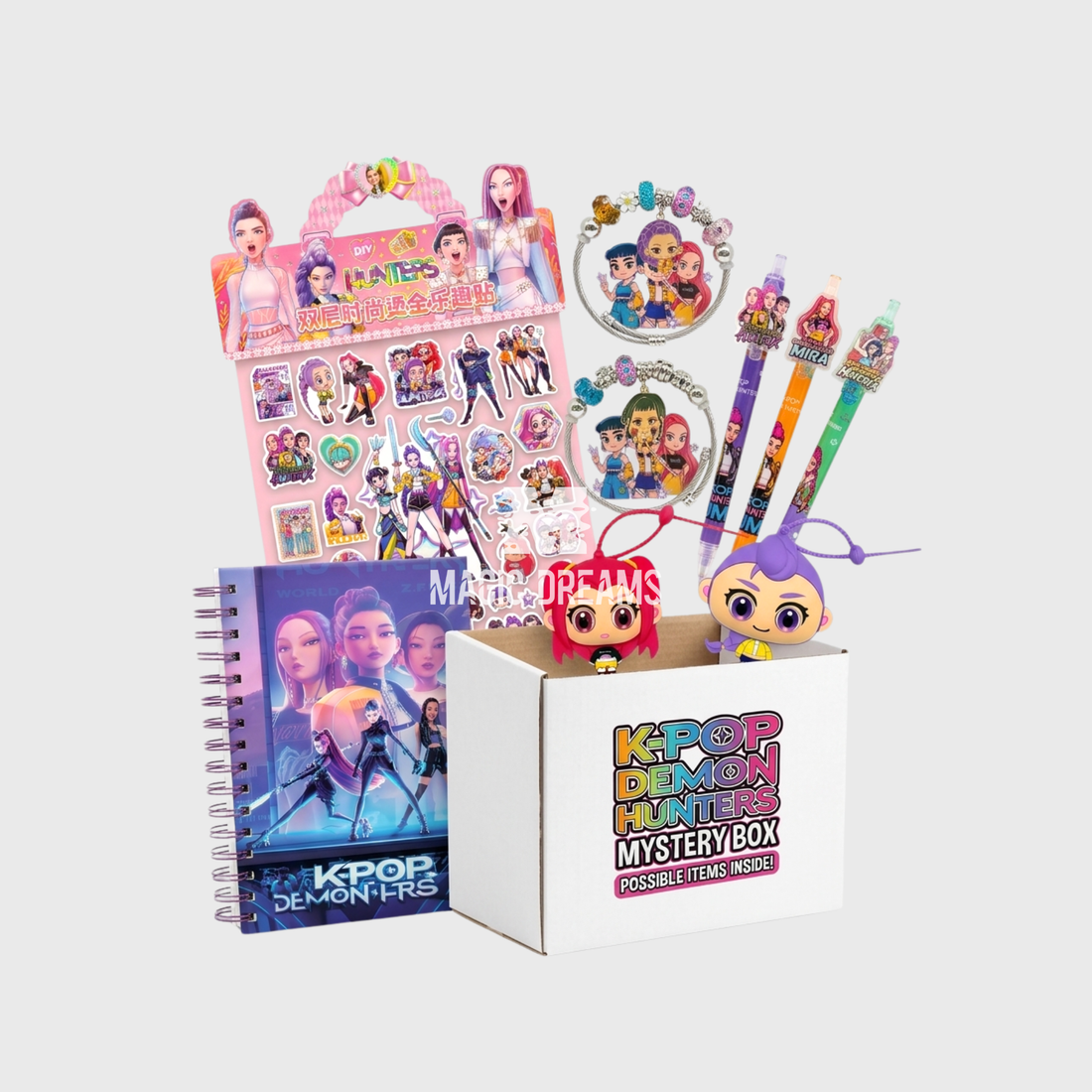 Box Mistério K-Pop Demon Hunters: Kit Surpresa Guerreiras