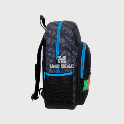 Mochila Escolar Football 40cm MOVOM Offside Adaptável