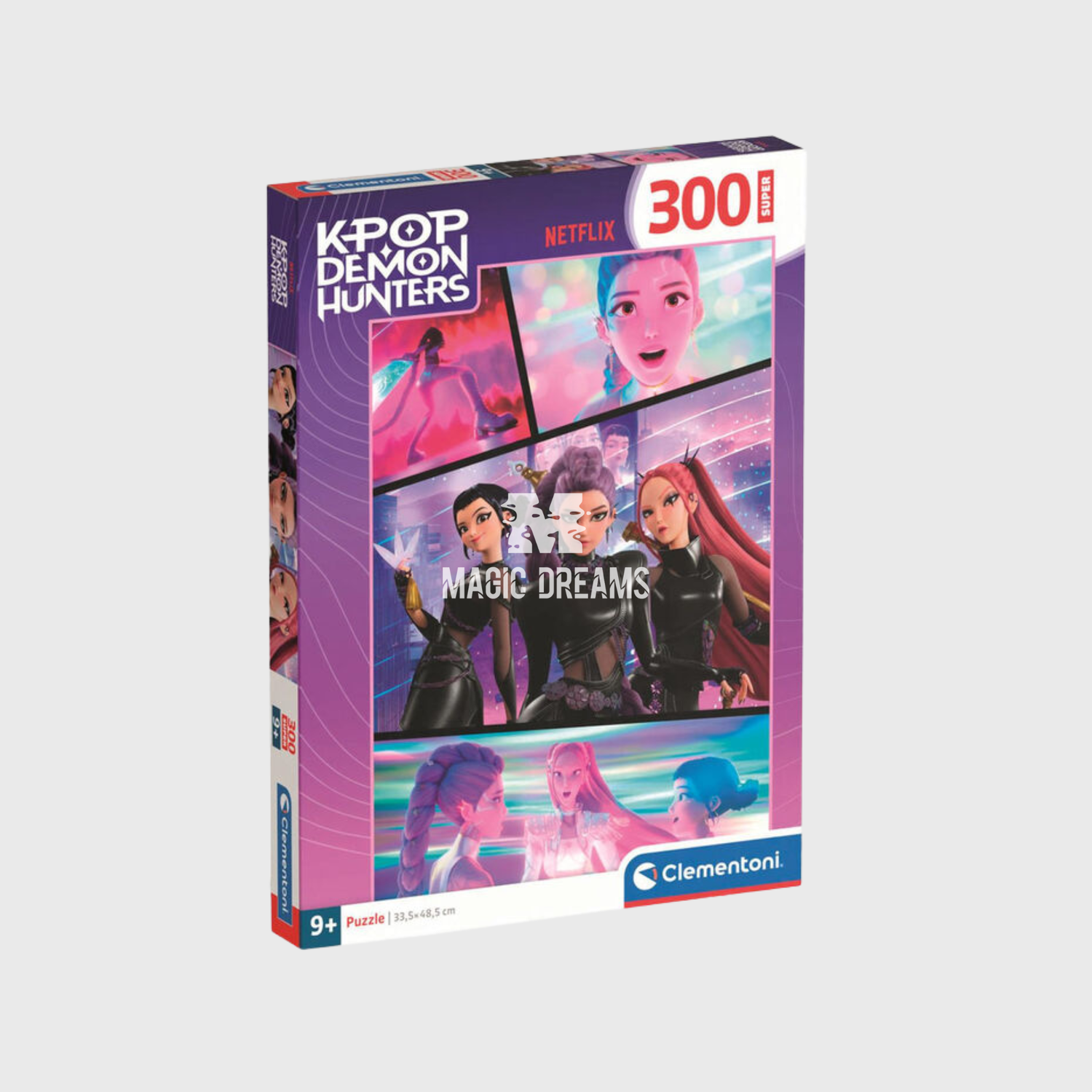 Puzzle Guerreiras do K-Pop Demon Hunters 300 Peças 9+
