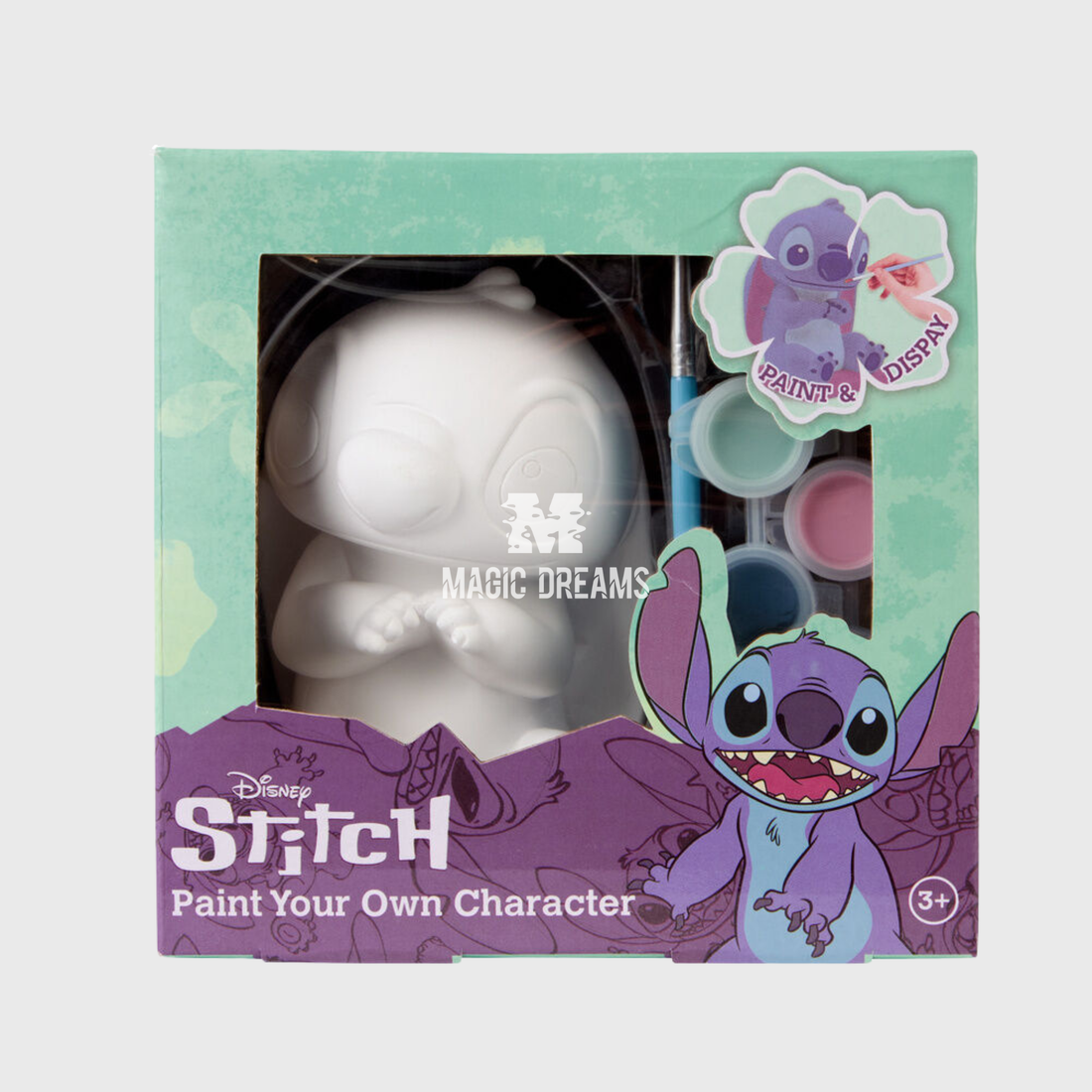 Figura de Gesso 3D para Pintar Disney Stitch
