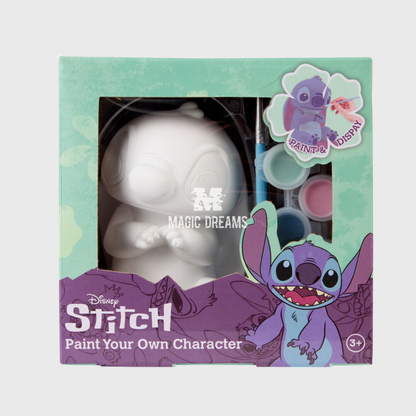 Figura de Gesso 3D para Pintar Disney Stitch