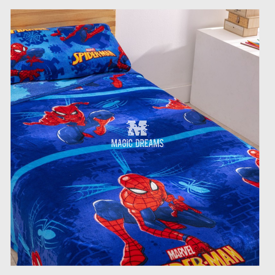 Jogo de Cama Coralina Spiderman