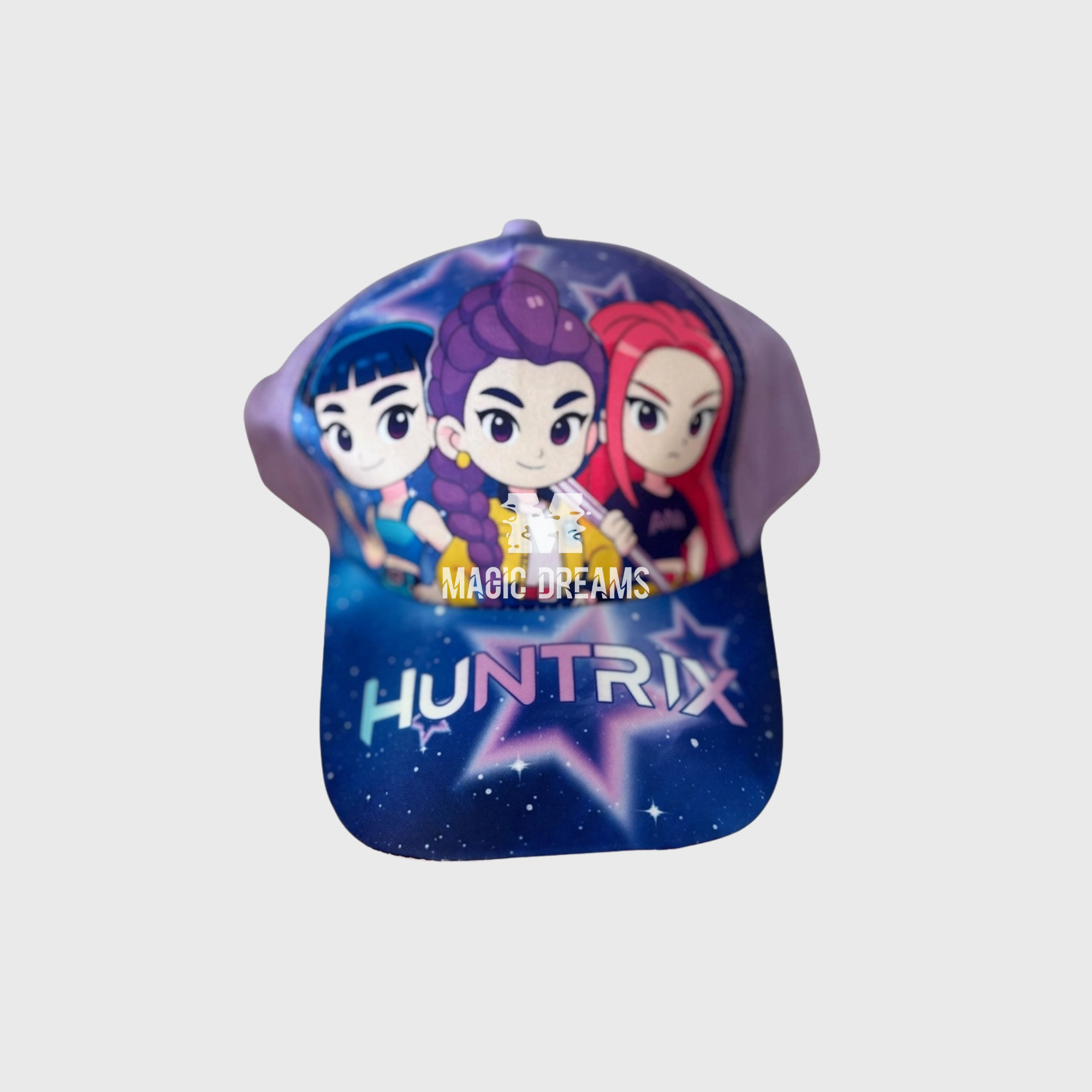 Boné K-Pop Demon Hunters Huntrix Roxo