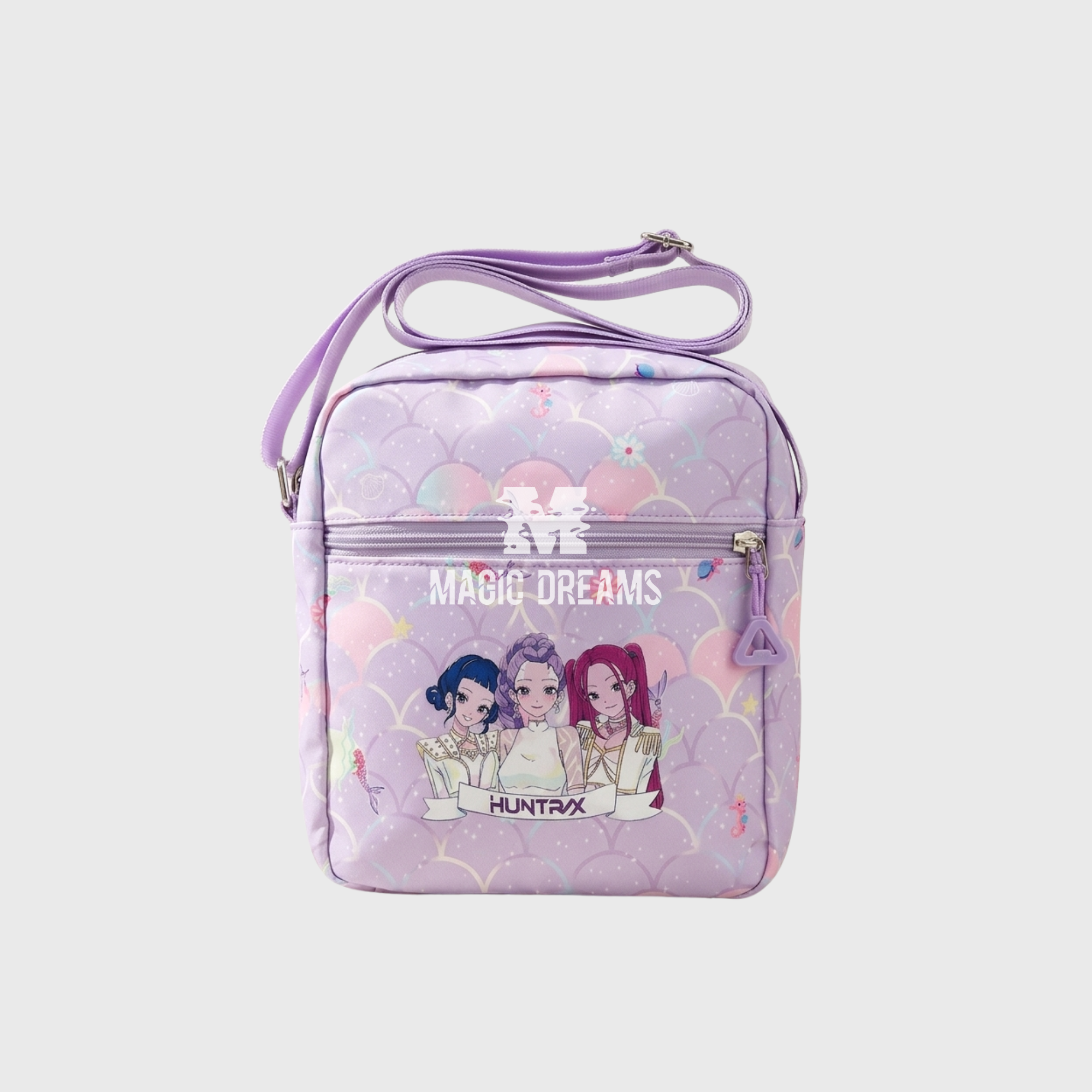 Bolsa Tiracolo Guerreiras do K-Pop Demon Hunters Huntrix Lilás