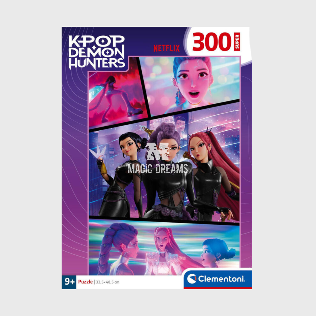 Puzzle Guerreiras do K-Pop Demon Hunters 300 Peças 9+