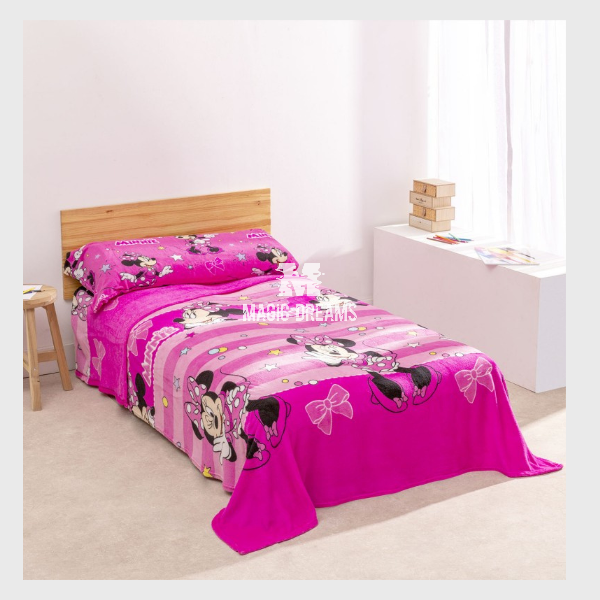 Jogo de Cama Coralina Minnie