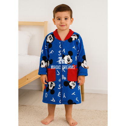 Robe Coralina Manga Comprida Mickey Mouse