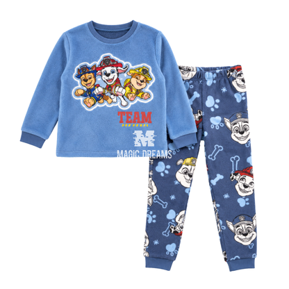 Pijama Longo Coralina Patrulha Pata Paw Patrol