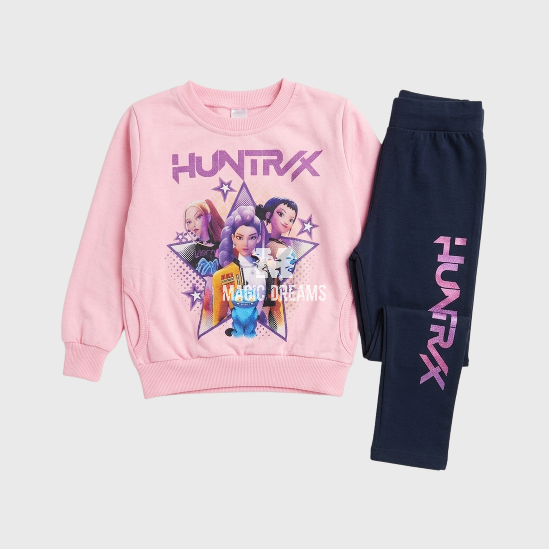 Fato de Treino Primavera/Verão 2 Peças Guerreiras do K-Pop Demon Hunters