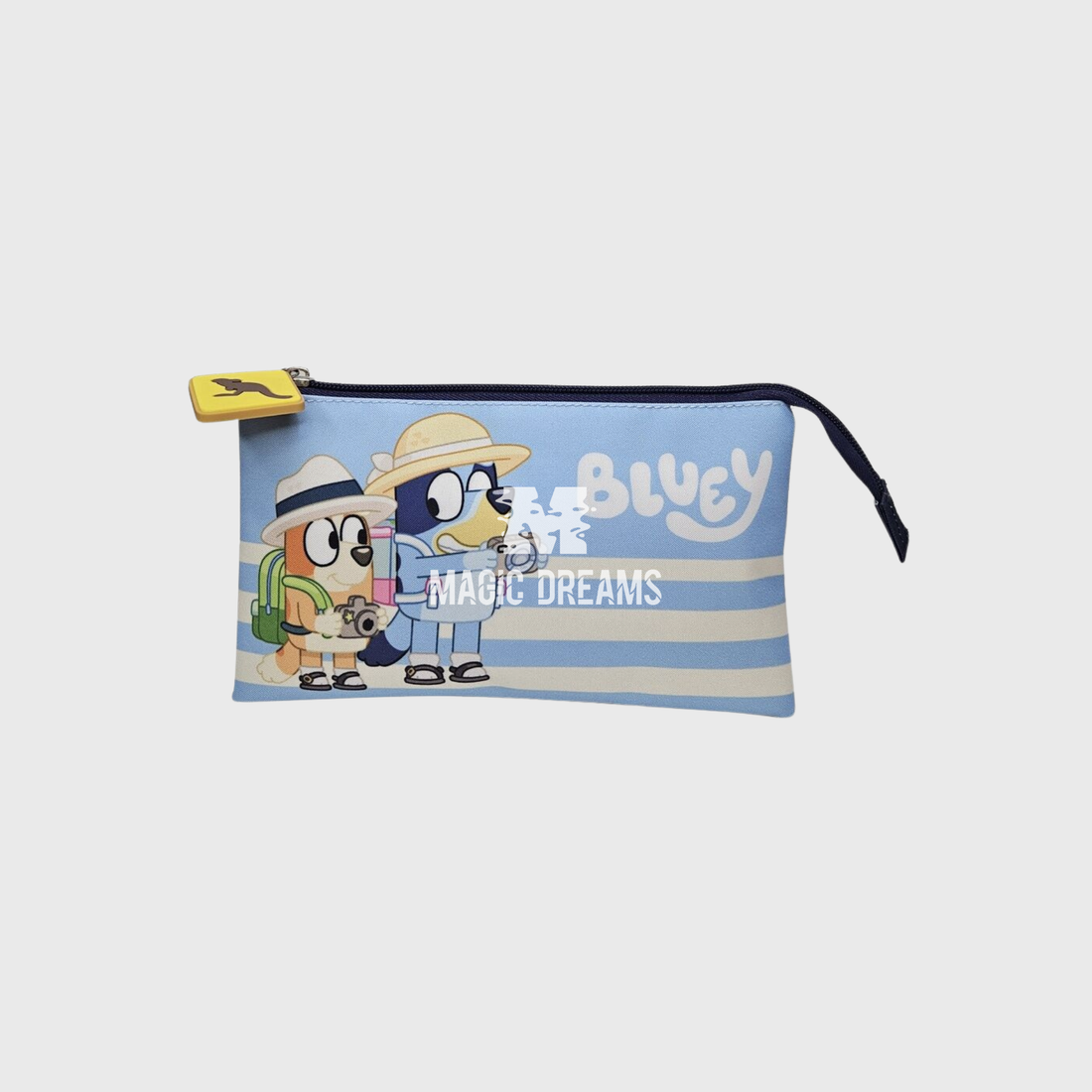 Estojo Triplo Bluey Turist 22x14x3,5cm