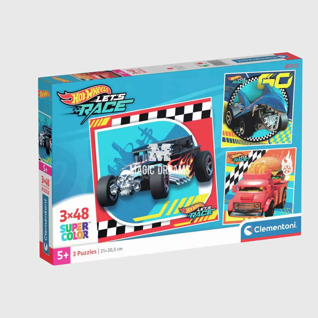 Puzzle Super 3x48 Hotwheels