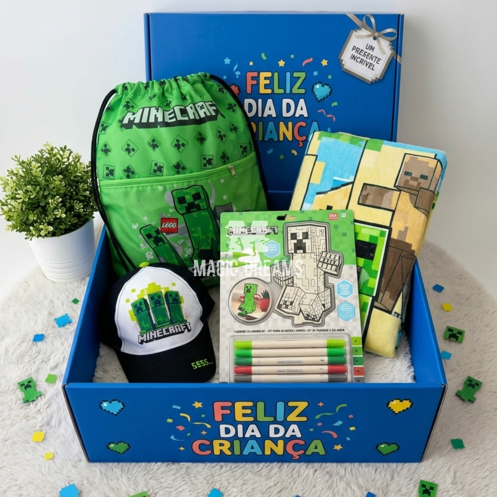 Box Dia da Criança Minecraft - Edição Especial