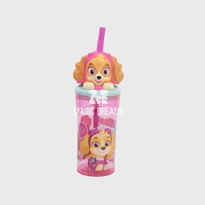 Copo Figurinha 3D Skye Patrulha Pata 360 ml 4+
