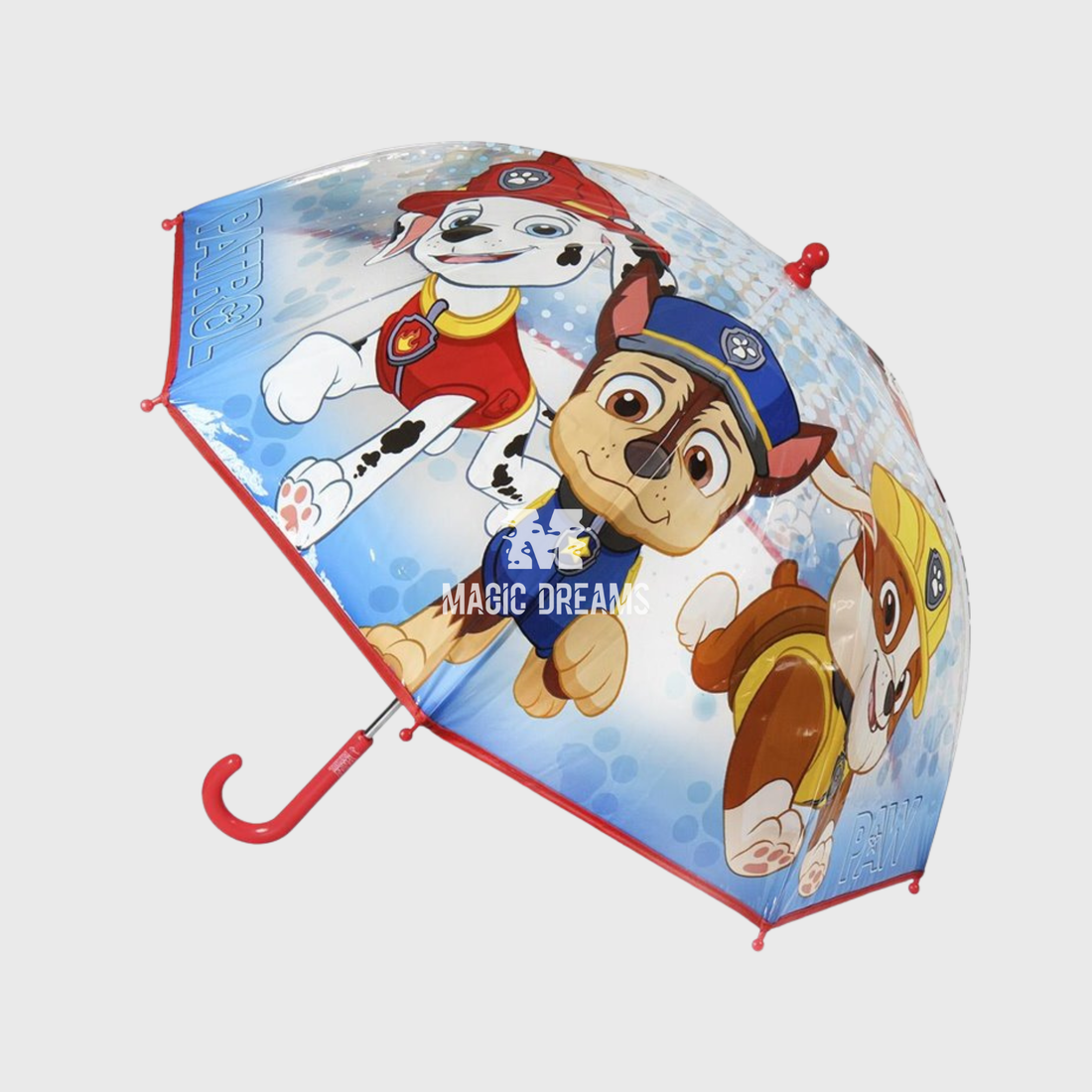 Guarda Chuva Patrulha Pata Infantil Transpante Manual