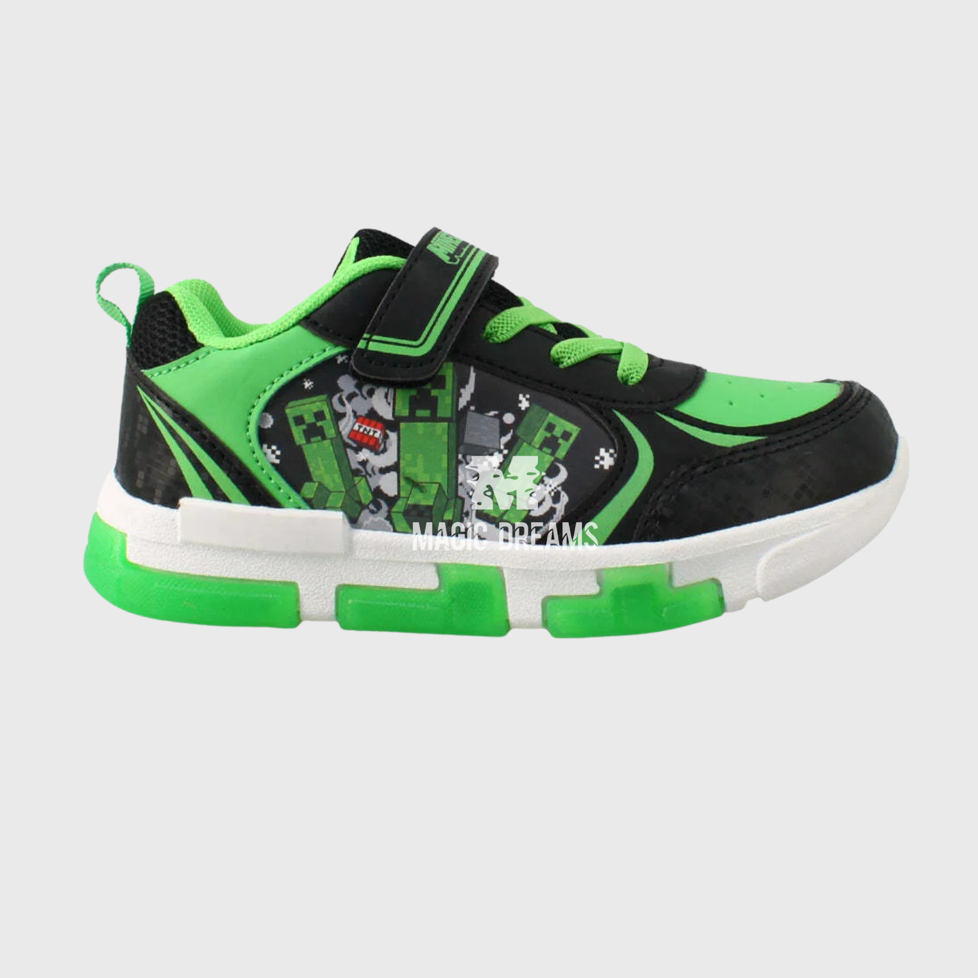 Sapatilhas Minecraft Infantil com Luz 24-30