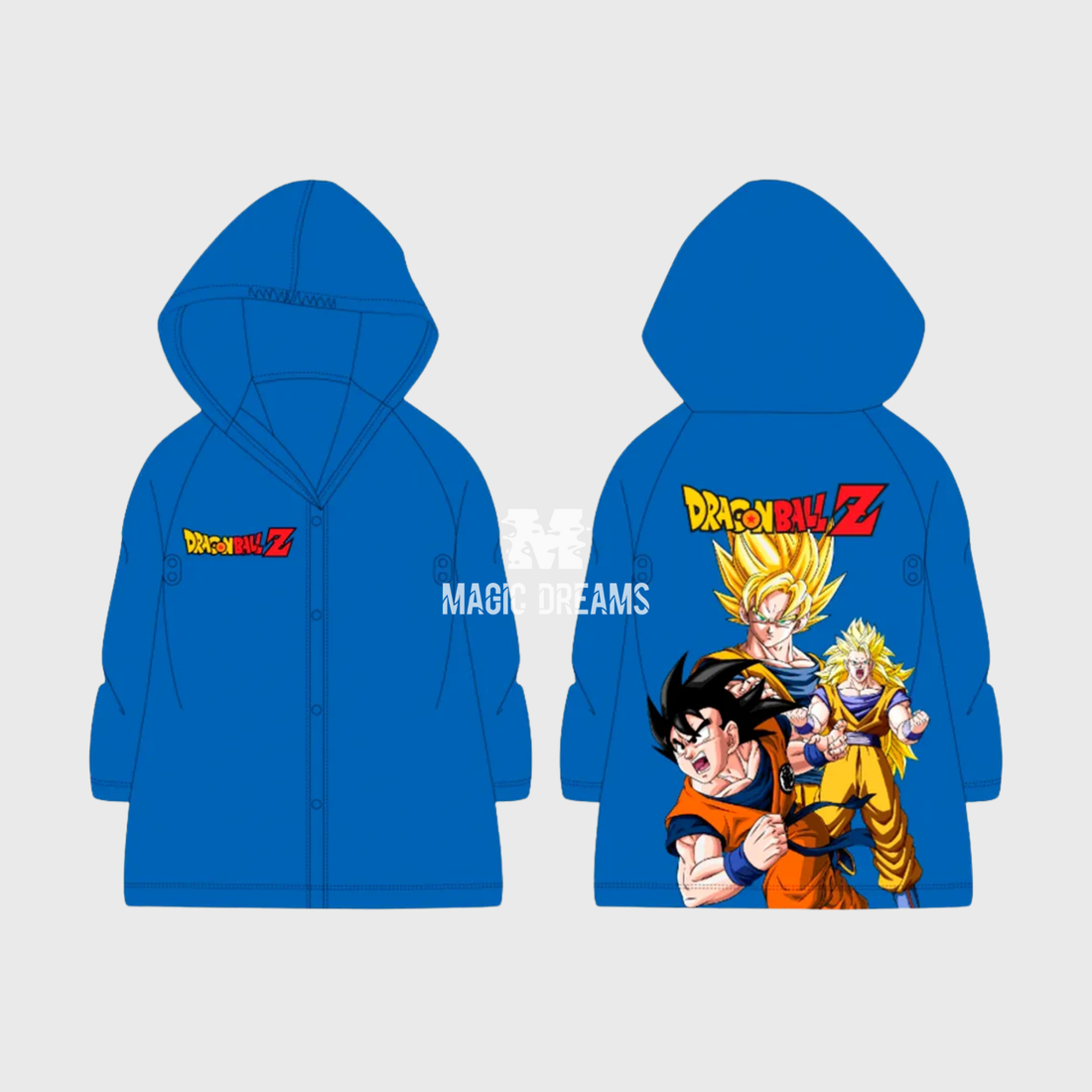 Capa de Chuva Impermeável Dragon Ball
