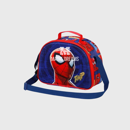 Lancheira Térmica 3D Sides Spiderman Marvel Azul