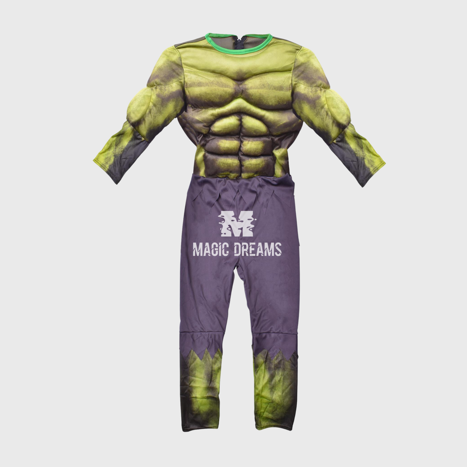 Fato Disfarce Inspiração com Máscara Hulk Super Heróis