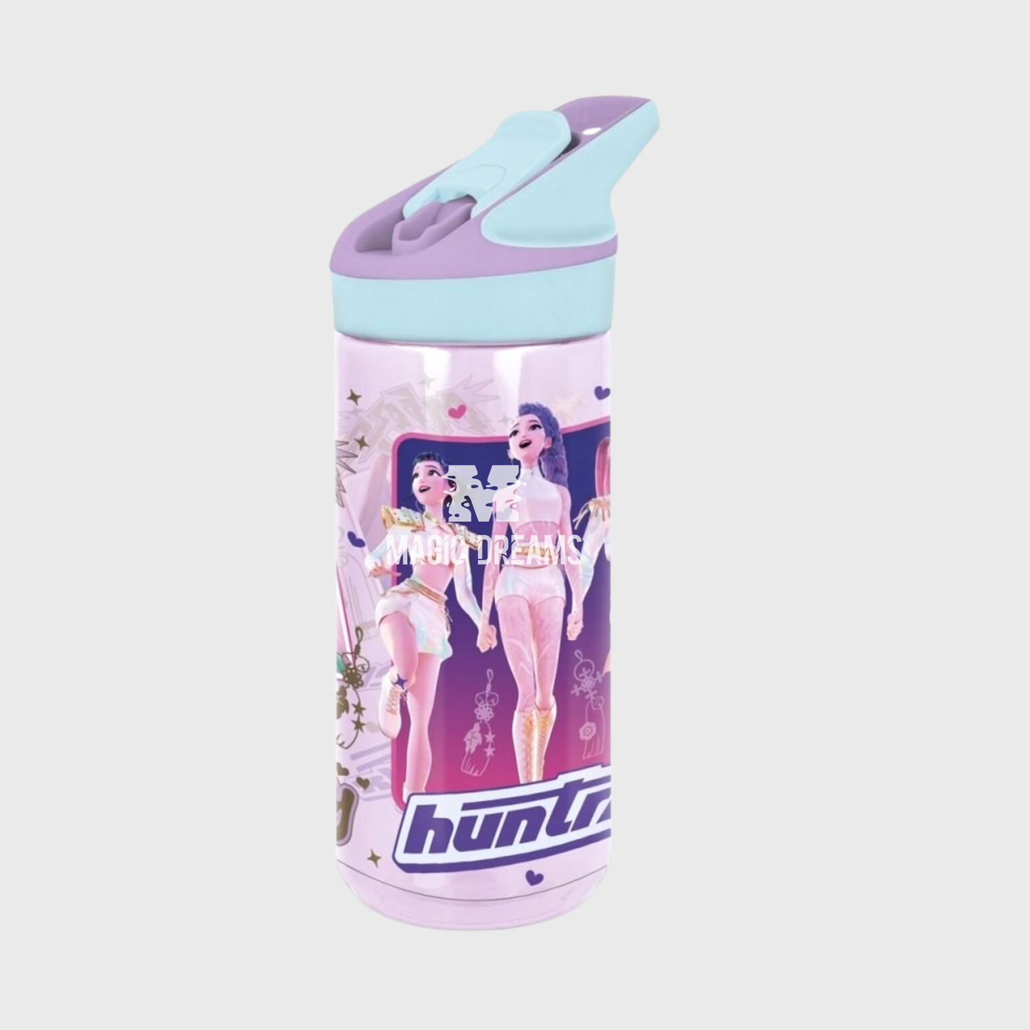 Garrafa de Palhinha Ecozen Premium 620ml K-Pop Demon Hunters
