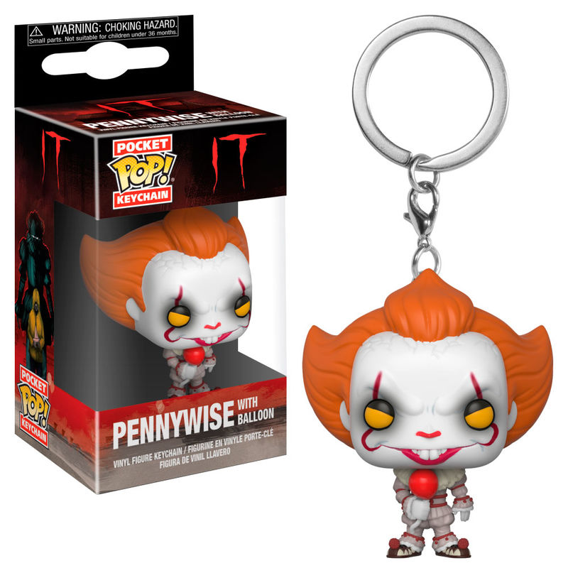 Porta-Chaves Pocket POP IT Pennywise with balloon