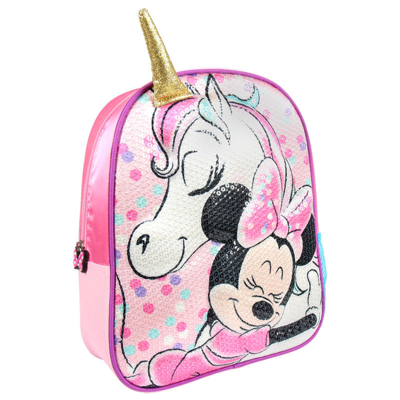 Mochila Pré-Escolar 3D Minnie Disney 31cm