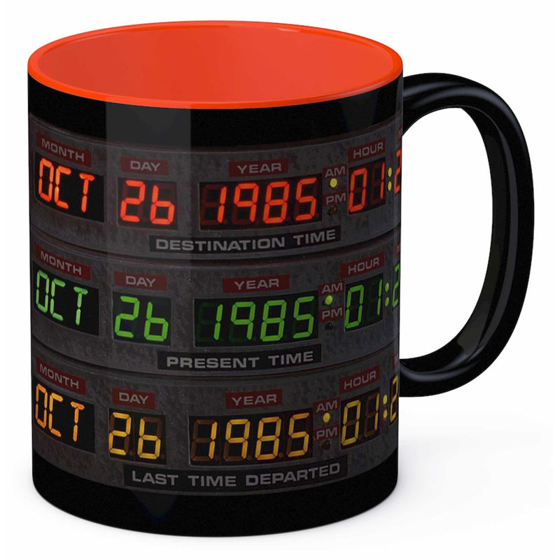 Caneca Back to the Future Delorean Screen