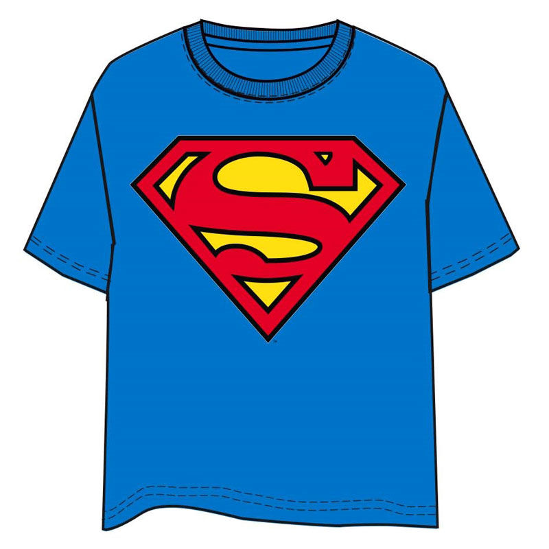 T-Shirt Adulto Tamanho L Superman DC Comics