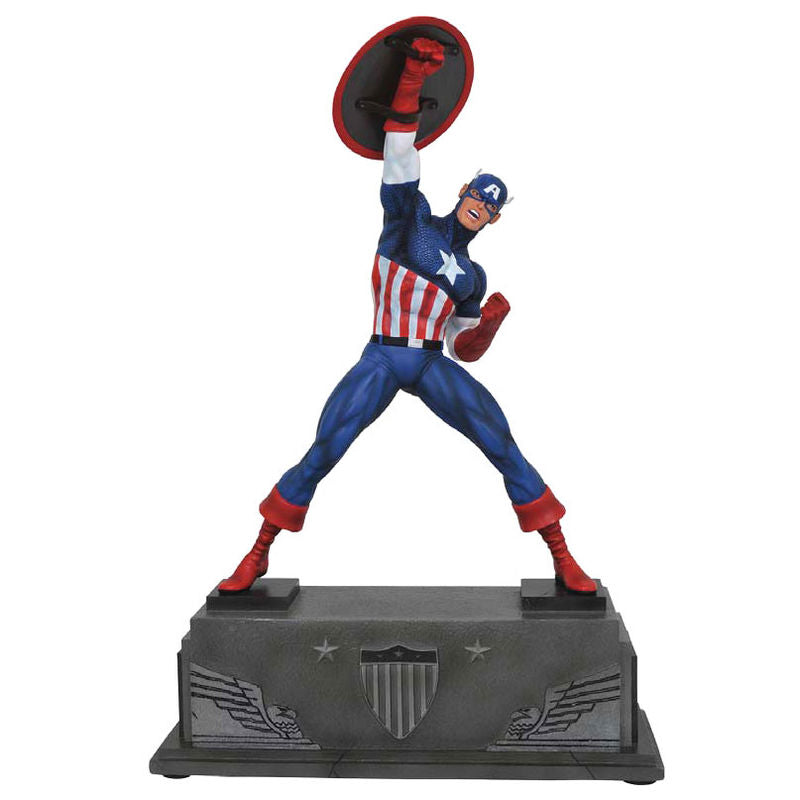 Figura Estatua Capitão America Marvel 30cm