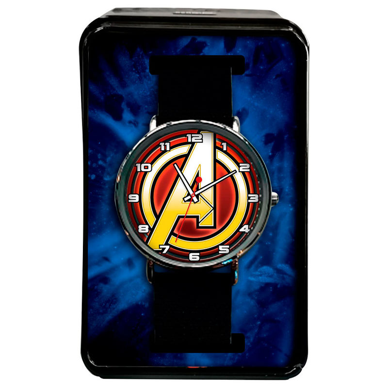Relógio Analógico Logo Avengers Marvel