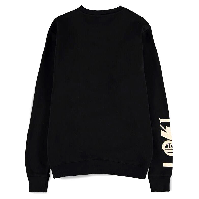 Sweat com Gola Redonda Logo Text Loki Marvel
