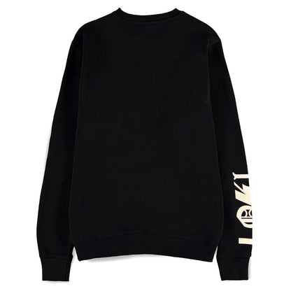 Sweat com Gola Redonda Logo Text Loki Marvel