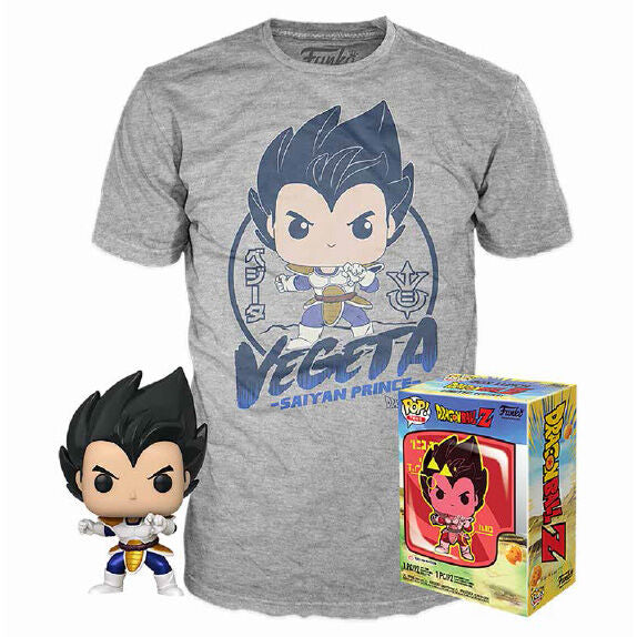 Set figura POP &amp; Tee Dragon Ball Z Vegeta