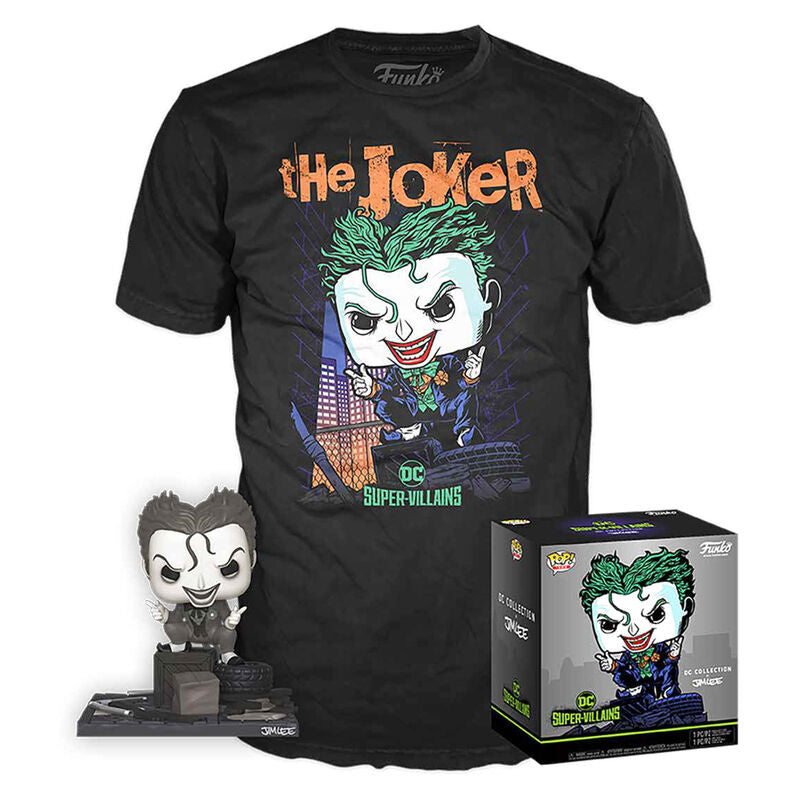 Set figura POP &amp; Tee DC Comics Jim Lee Joker