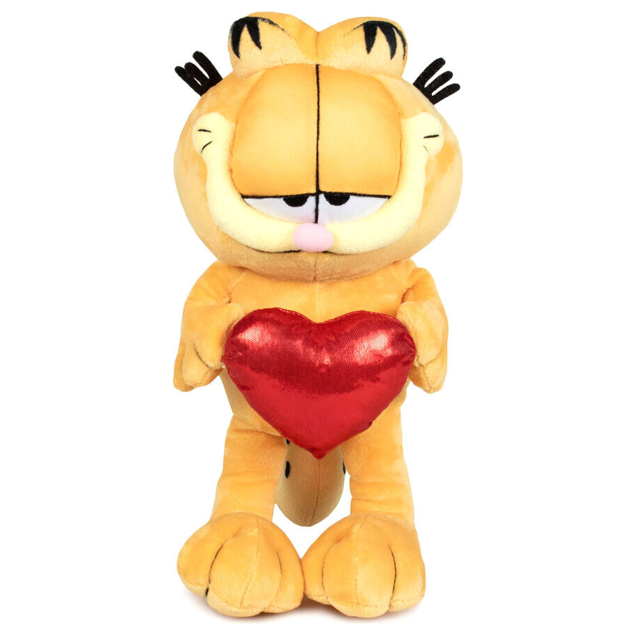 Peluche Coração Garfield 30cm