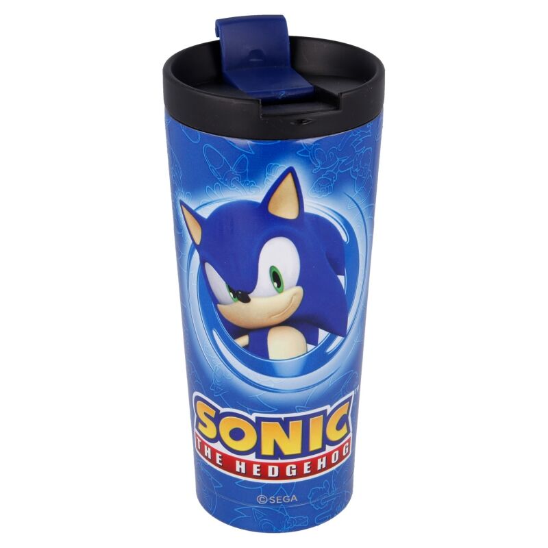 Garrafa de Café Aço Inoxidável Sonic The Hedgehog 425ml