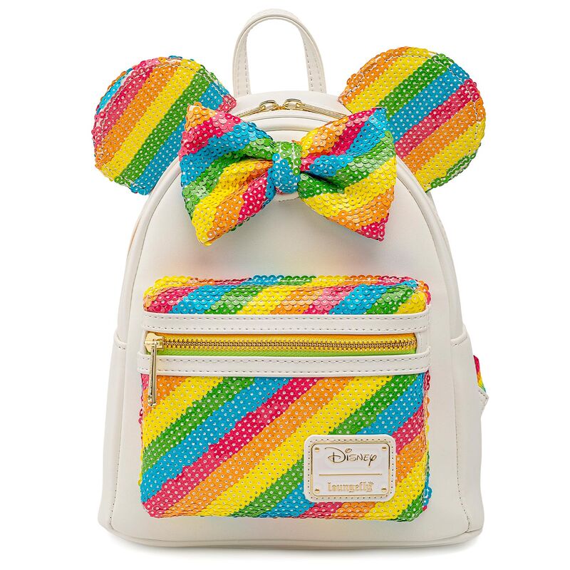 Bolsa Rainbow Minnie Disney Loungefly 26cm