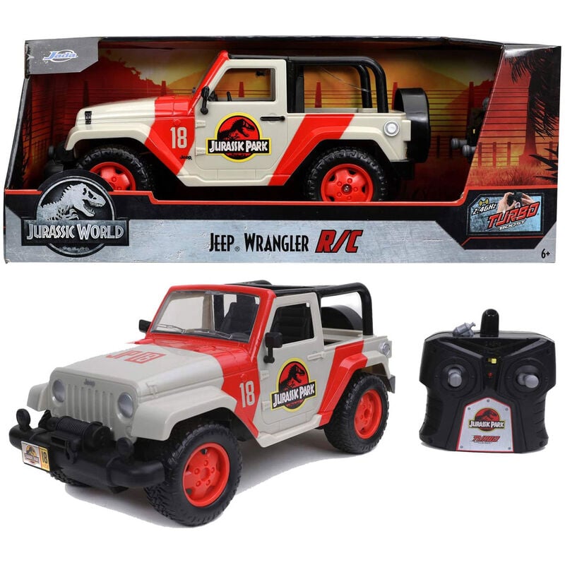 Carro radio control Jeep Wrangler Jurassic Park