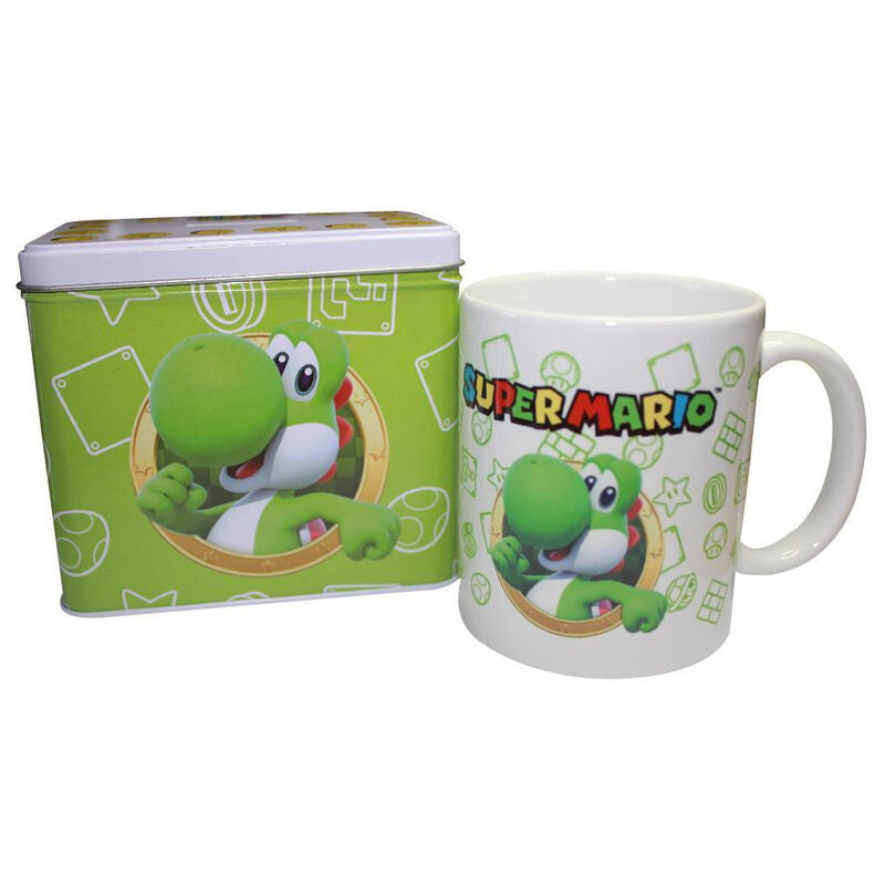 Caneca + Mealheiro Yoshi Super Mario Bros Nintendo