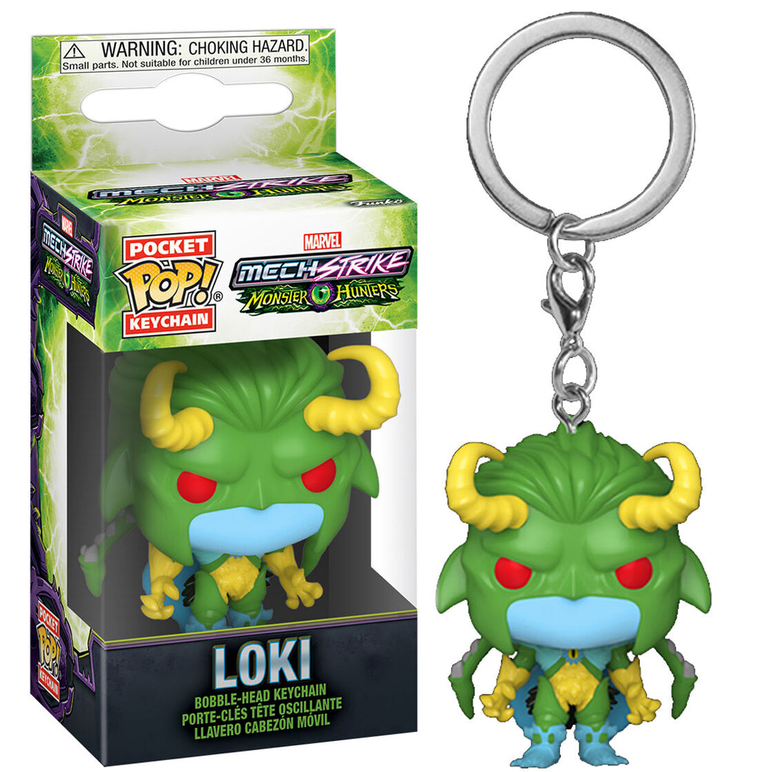 Porta-Chaves Pocket POP Marvel Monster Hunters Loki