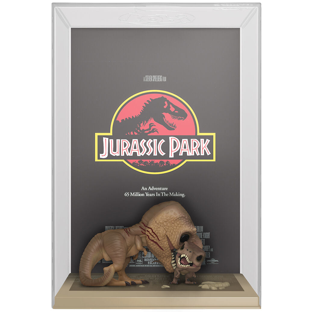Funko POP Movie Poster Jurassic Park Tyrannosaurus Rex and Velociraptor