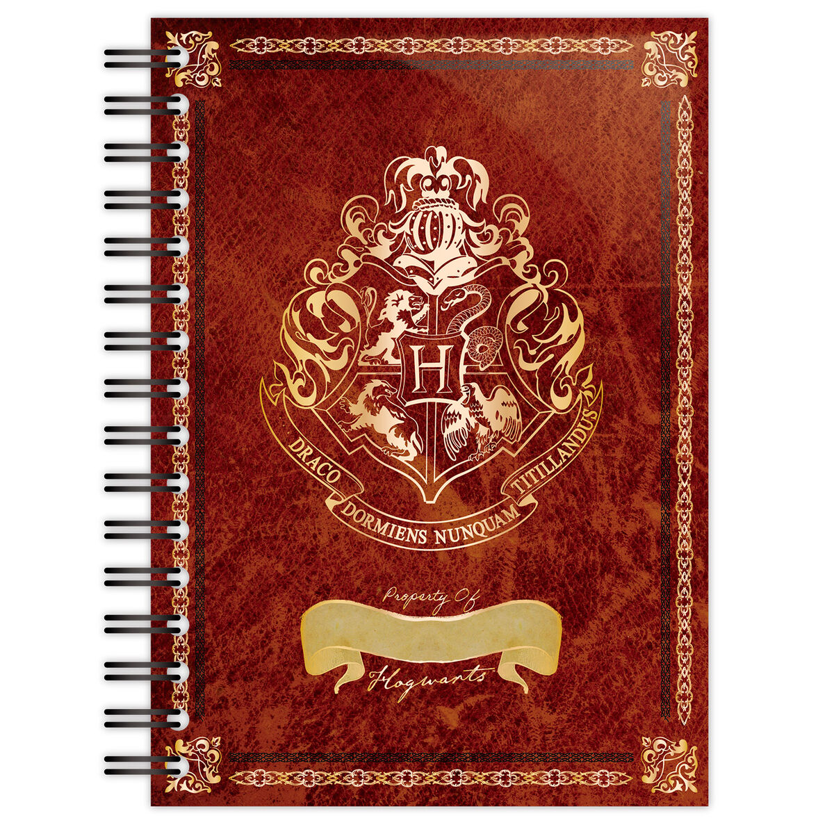 Caderno A5 Hogwarts Harry Potter